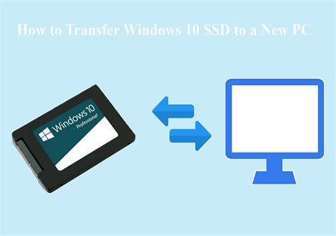 how to transfer windows 10 another ssd